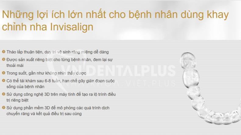 INVISALIGN - những lợi ích lớn nhất khi chỉnh nha bằng khay